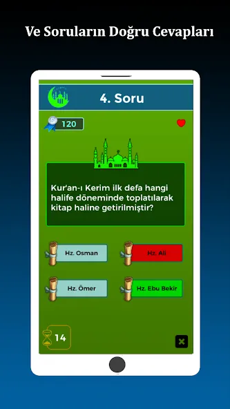 İslami Bilgi Yarışması — скриншот 3 İslami Bilgi Yarışması — скриншот 3