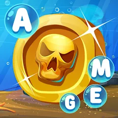 Скачать Gold for words: anagram games MOD на Андроид — Все уровни открыты