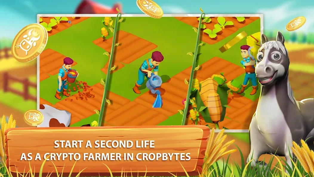 CropBytes: A Crypto Farm Game — скриншот 1 CropBytes: A Crypto Farm Game — скриншот 1