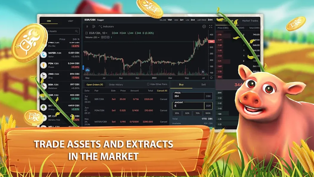 CropBytes: A Crypto Farm Game — скриншот 4 CropBytes: A Crypto Farm Game — скриншот 4