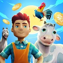 Взломанная CropBytes: A Crypto Farm Game на Андроид — Много денег