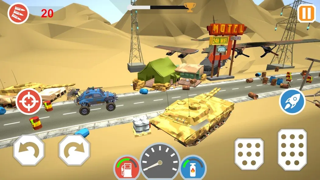 Zombie Cars Crush: Racing Die — скриншот 3