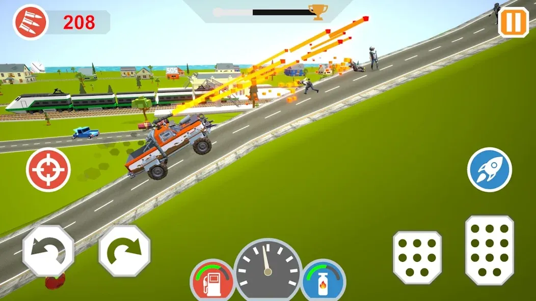 Zombie Cars Crush: Racing Die — скриншот 5