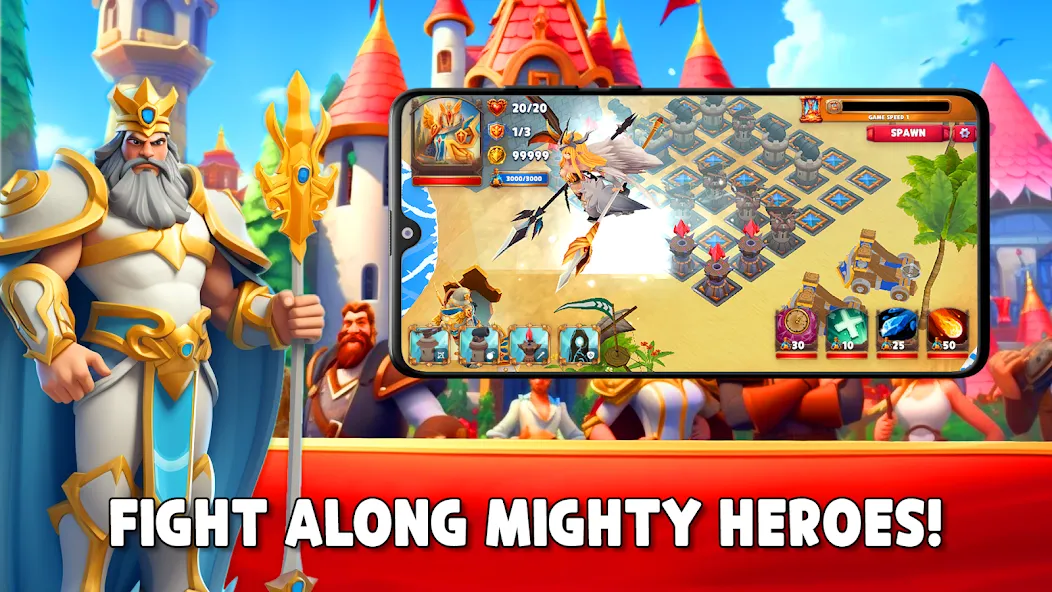 Gaiarus: TD Battles & Heroes — скриншот 3 Gaiarus: TD Battles & Heroes — скриншот 3