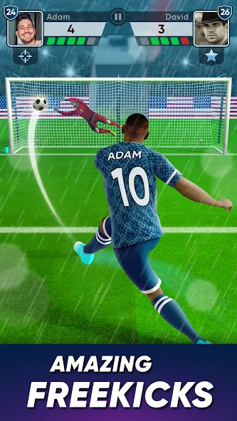SOCCER Kicks - Stars Strike 24 — скриншот 2