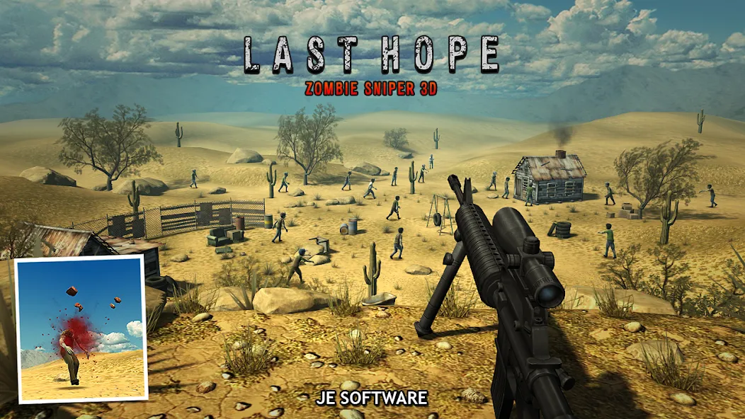 Last Hope - Zombie Sniper 3D — скриншот 3 Last Hope - Zombie Sniper 3D — скриншот 3