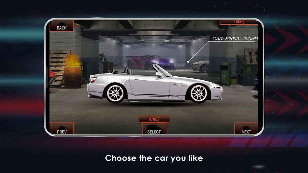 Japan Drag Racing — скриншот 1