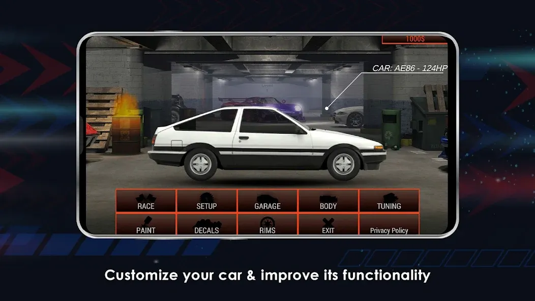 Japan Drag Racing — скриншот 2