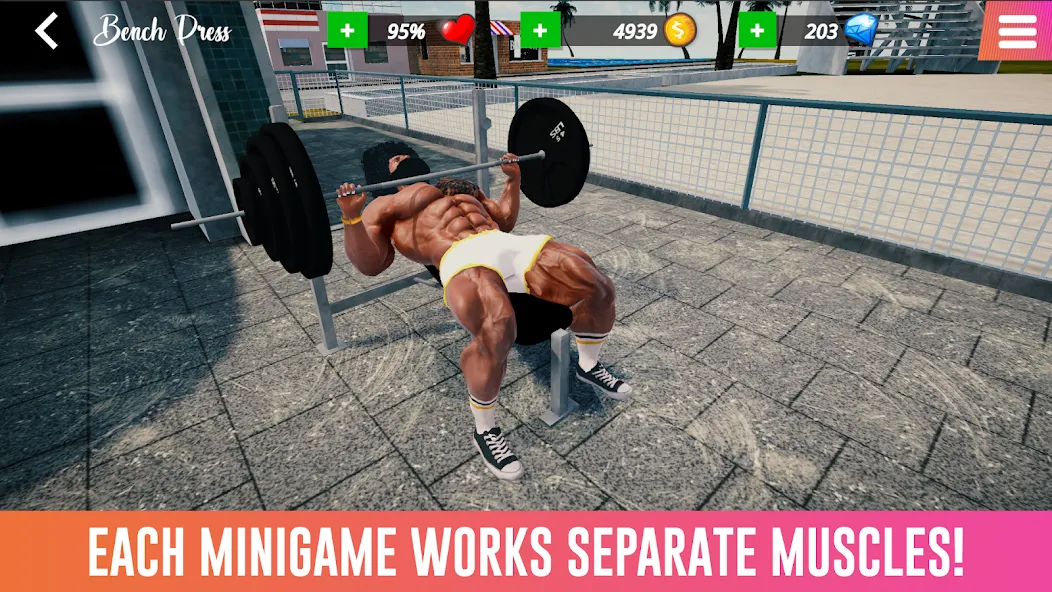 Iron Muscle IV - GYM simulator — скриншот 3