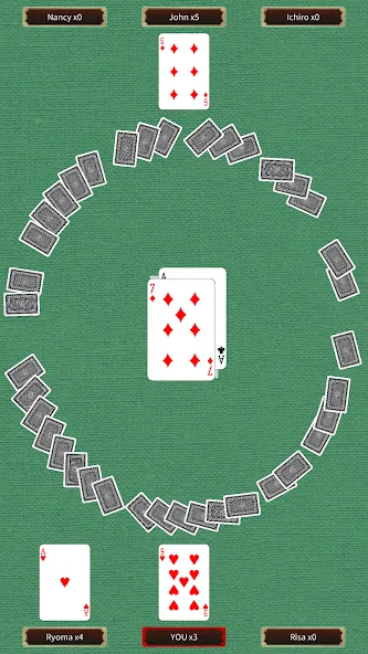 Pig tail game(Cards Game) — скриншот 1