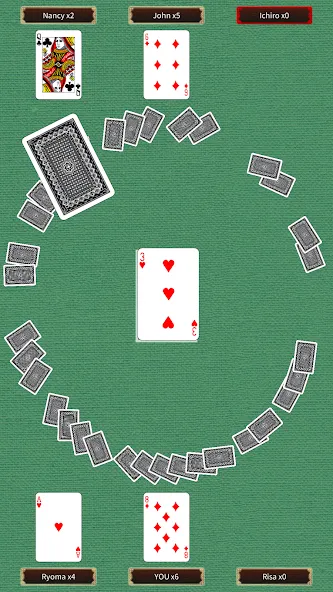 Pig tail game(Cards Game) — скриншот 2