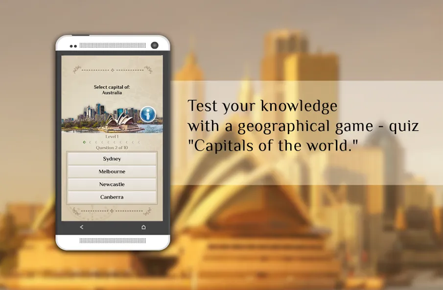 Quiz-Capitals of the world — скриншот 2