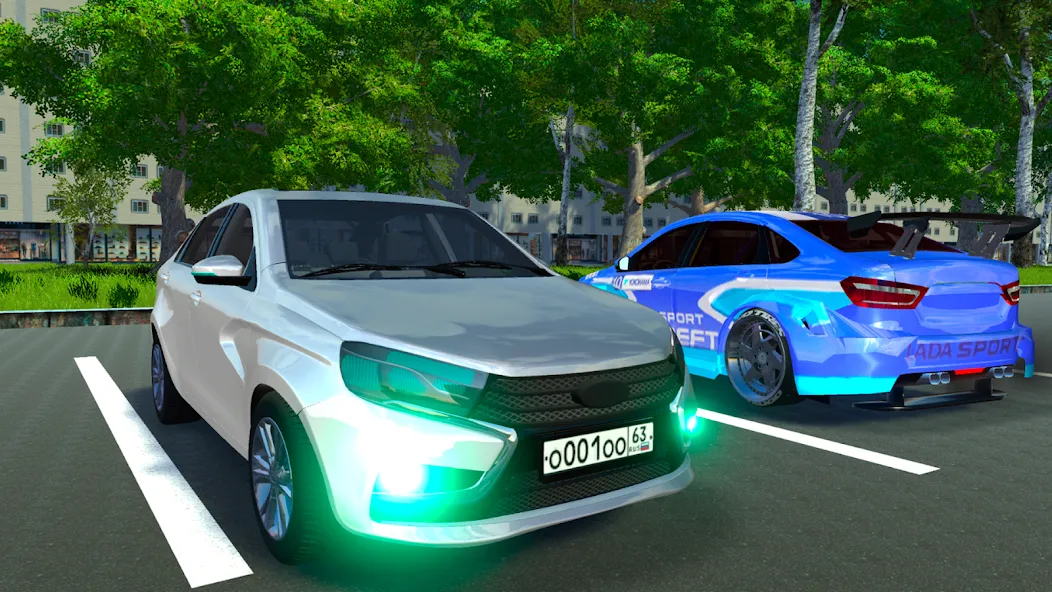 Lada - Russian Car Driving — скриншот 1 Lada - Russian Car Driving — скриншот 1