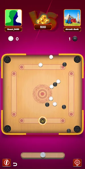 Carrom Board Clash : Pool game — скриншот 3