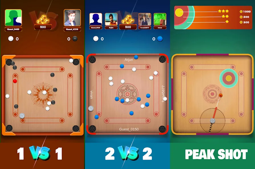 Carrom Board Clash : Pool game — скриншот 4
