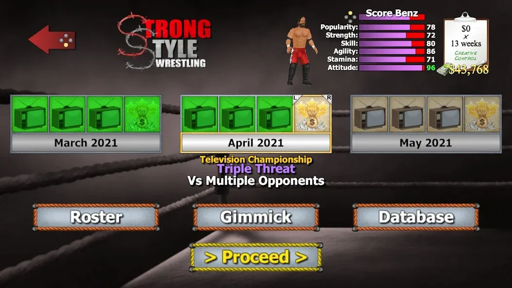Wrestling Empire — скриншот 3