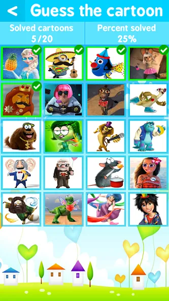 Cartoon Quiz — скриншот 2