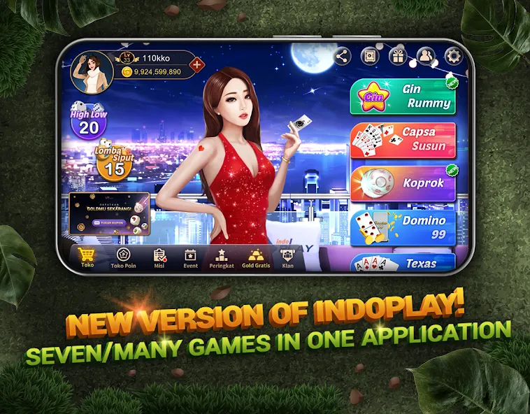Indoplay-Capsa Domino QQ Poker — скриншот 1 Indoplay-Capsa Domino QQ Poker — скриншот 1