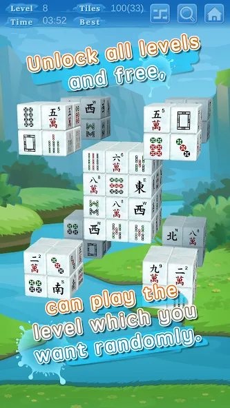 Stacker Mahjong 3D — скриншот 3