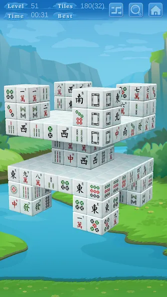 Stacker Mahjong 3D — скриншот 5