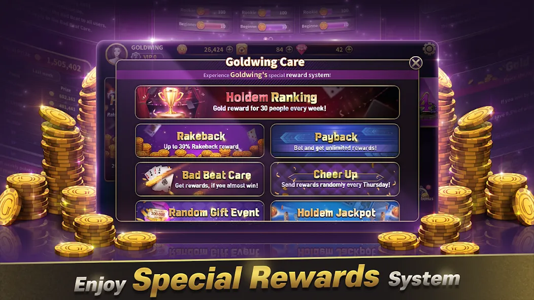 GoldWing Casino Global — скриншот 1
