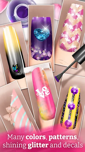 Nail Art Fashion Salon Game — скриншот 4