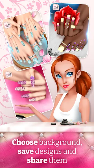 Nail Art Fashion Salon Game — скриншот 5