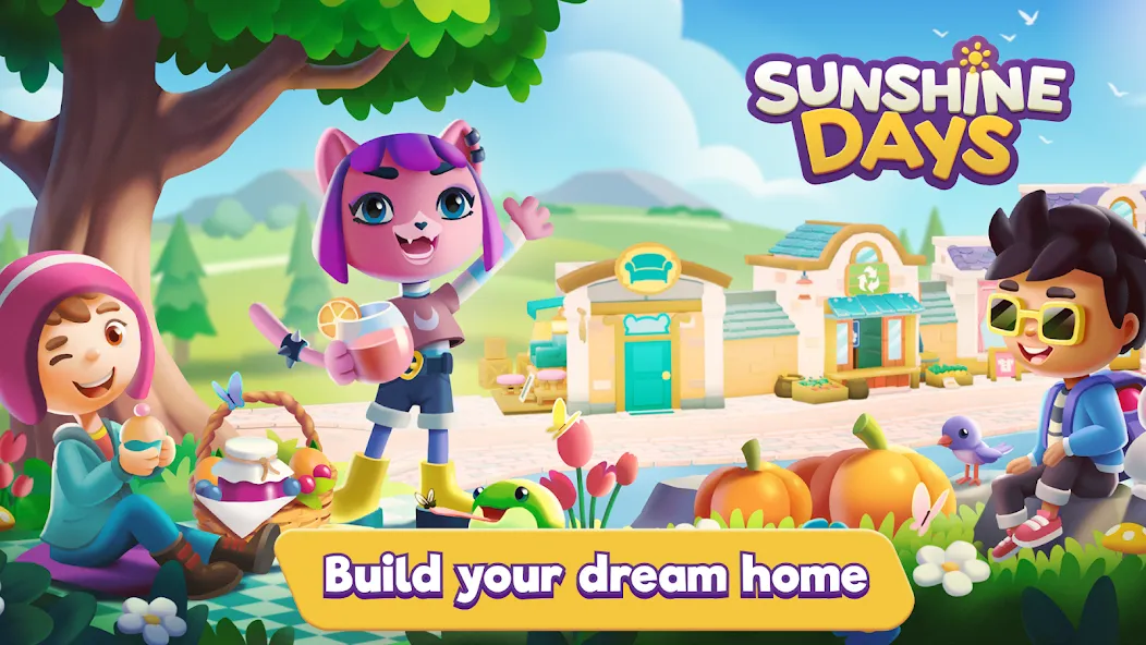 Sunshine Days - Build A Home — скриншот 1