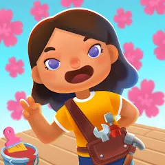 Взломанная Sunshine Days - Build A Home на Андроид — Много денег и ресурсов