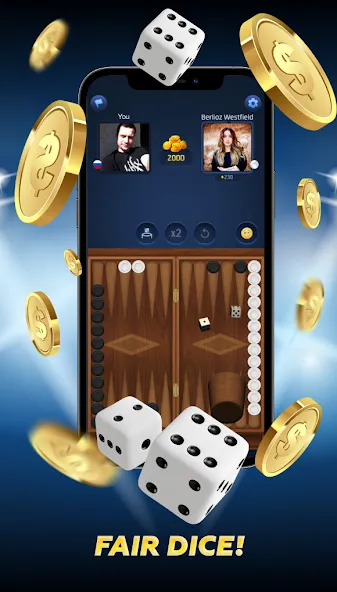 PPNards: Backgammon board game — скриншот 2 PPNards: Backgammon board game — скриншот 2