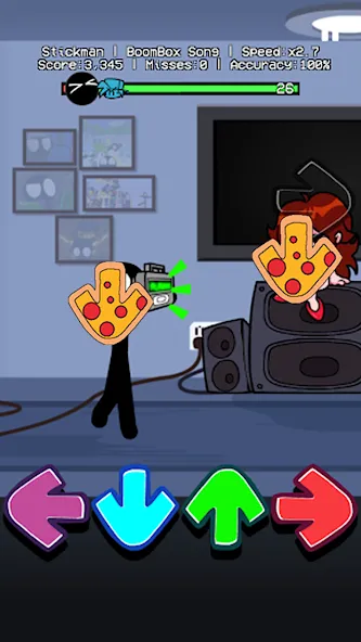 Music Battle Stickman Full mod — скриншот 2