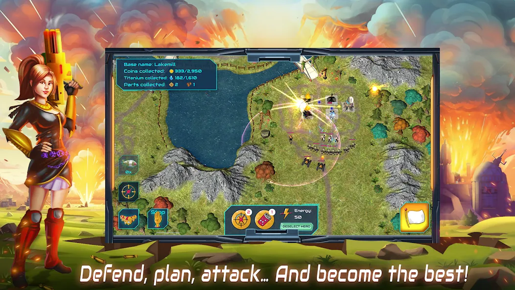 Boulder Base: Defense Strategy — скриншот 2