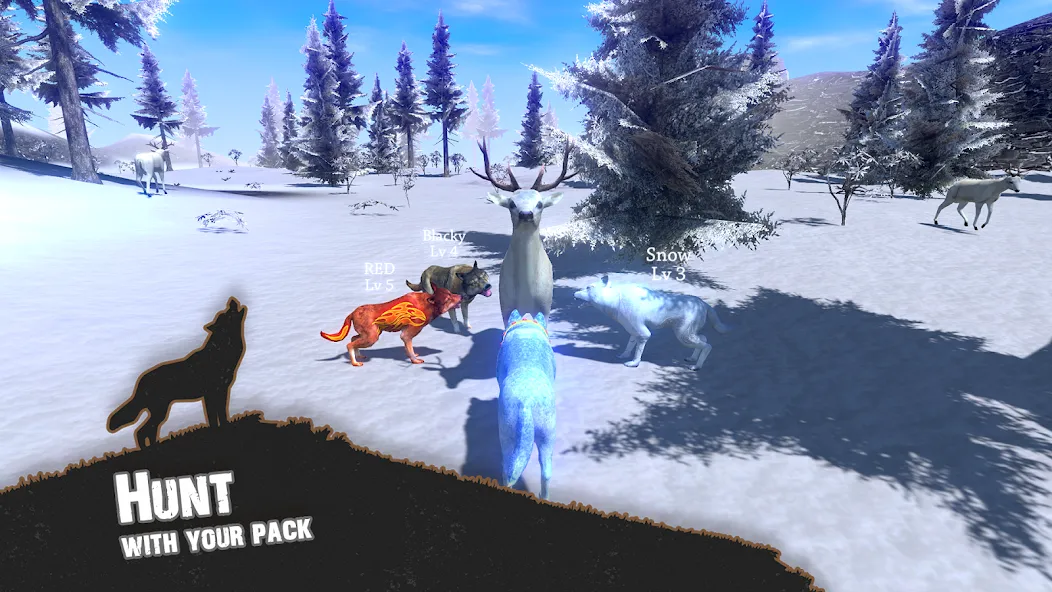 Wolf Simulator - Animal Games — скриншот 1