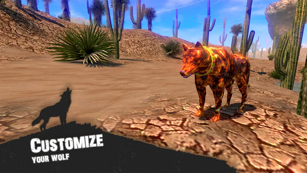 Wolf Simulator - Animal Games — скриншот 2