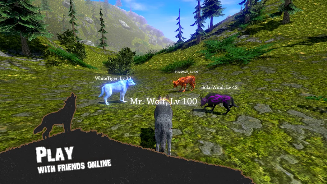 Wolf Simulator - Animal Games — скриншот 3