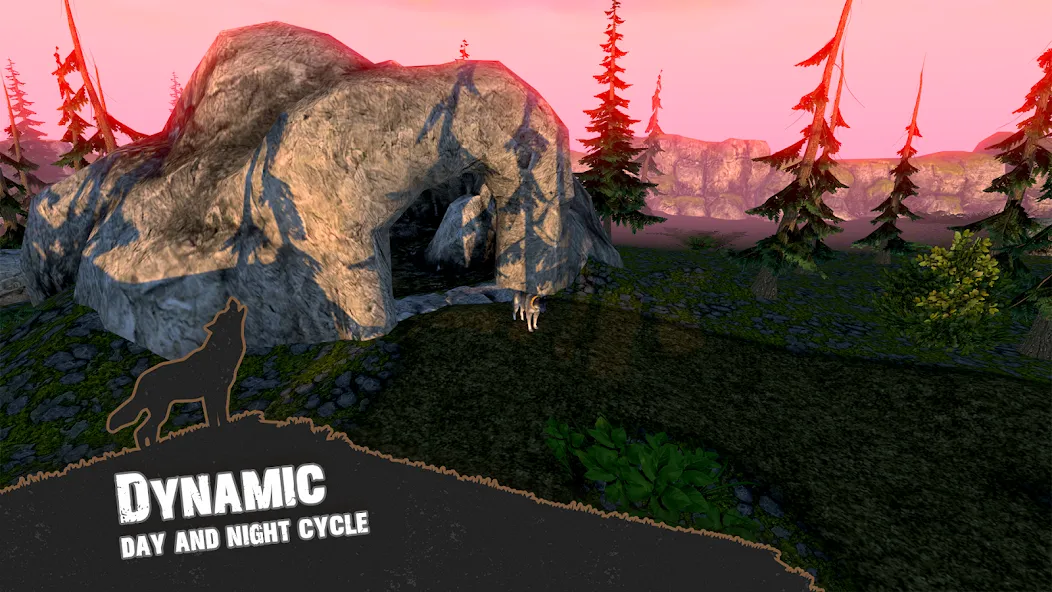 Wolf Simulator - Animal Games — скриншот 4