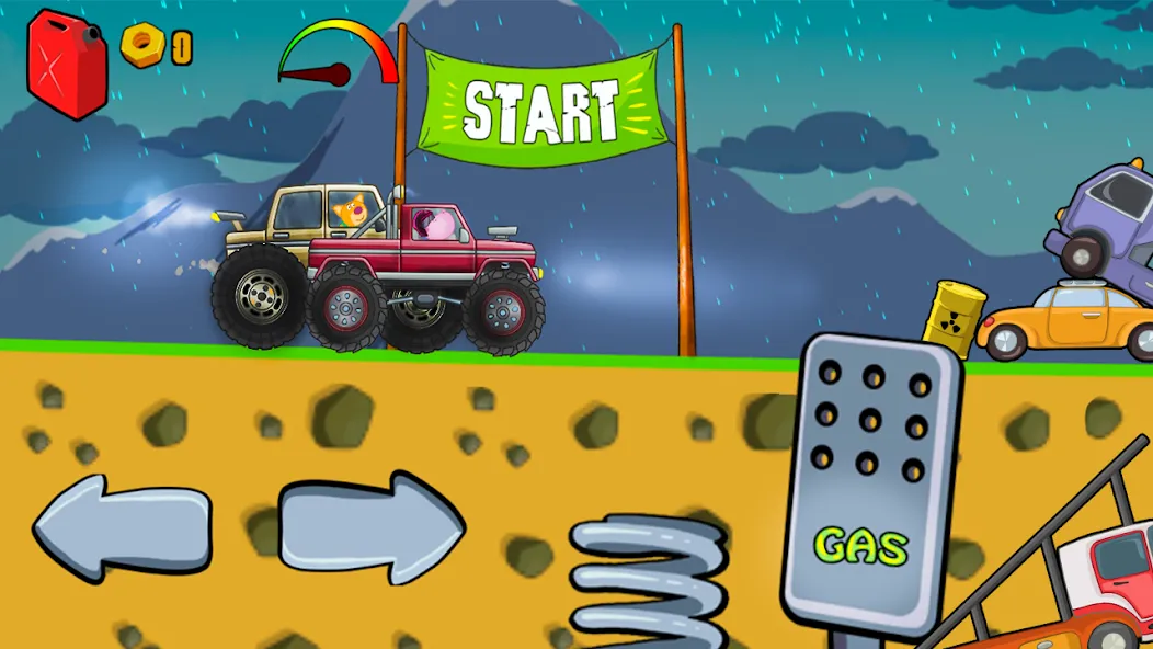 Kids Monster Truck Racing Game — скриншот 1 Kids Monster Truck Racing Game — скриншот 1