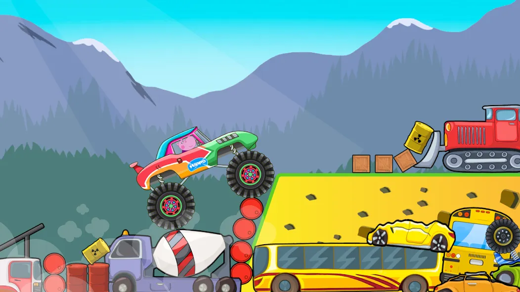 Kids Monster Truck Racing Game — скриншот 2 Kids Monster Truck Racing Game — скриншот 2