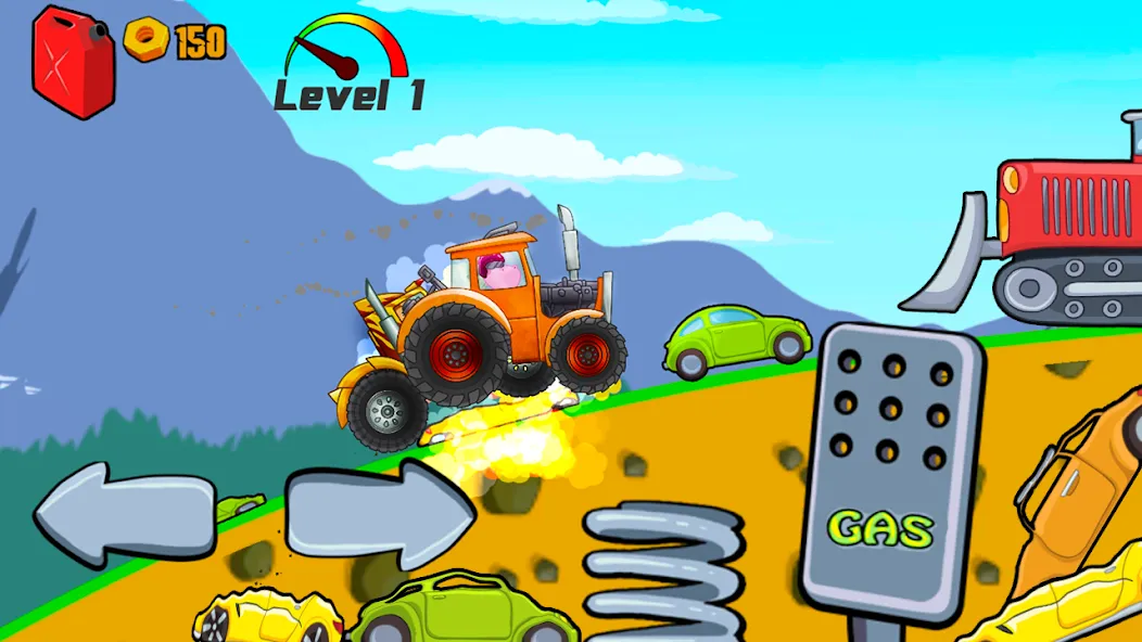 Kids Monster Truck Racing Game — скриншот 3 Kids Monster Truck Racing Game — скриншот 3