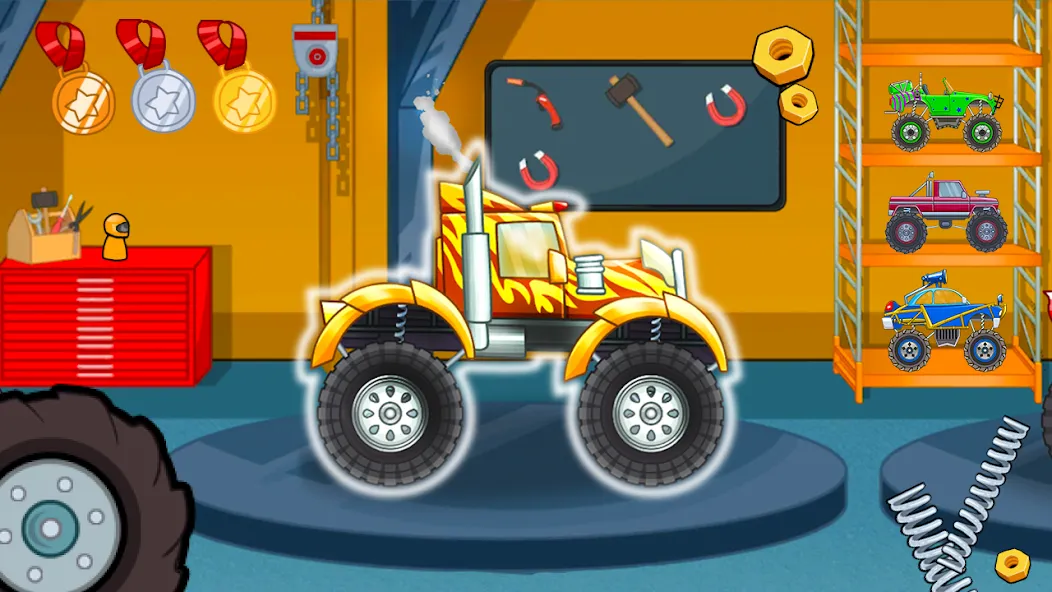 Kids Monster Truck Racing Game — скриншот 5