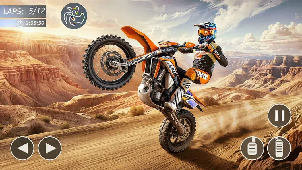 MX Bikes: Motocross Dirt bikes — скриншот 3 MX Bikes: Motocross Dirt bikes — скриншот 3