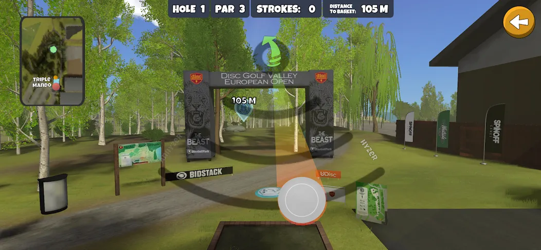 Disc Golf Valley — скриншот 1 Disc Golf Valley — скриншот 1