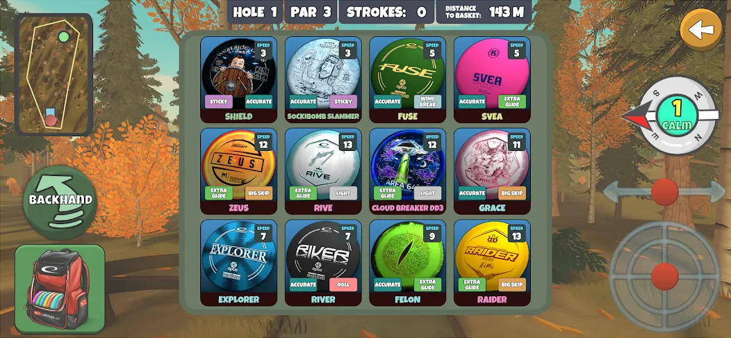 Disc Golf Valley — скриншот 3 Disc Golf Valley — скриншот 3
