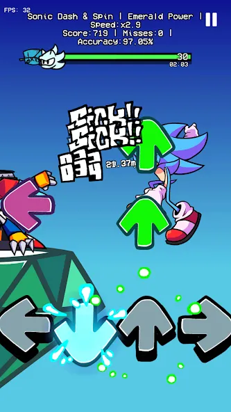 Dashin Spin Rhythm Battle — скриншот 2