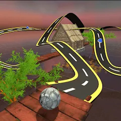 Скачать Imbalance: Ball Balancing Game MOD — Все уровни открыты