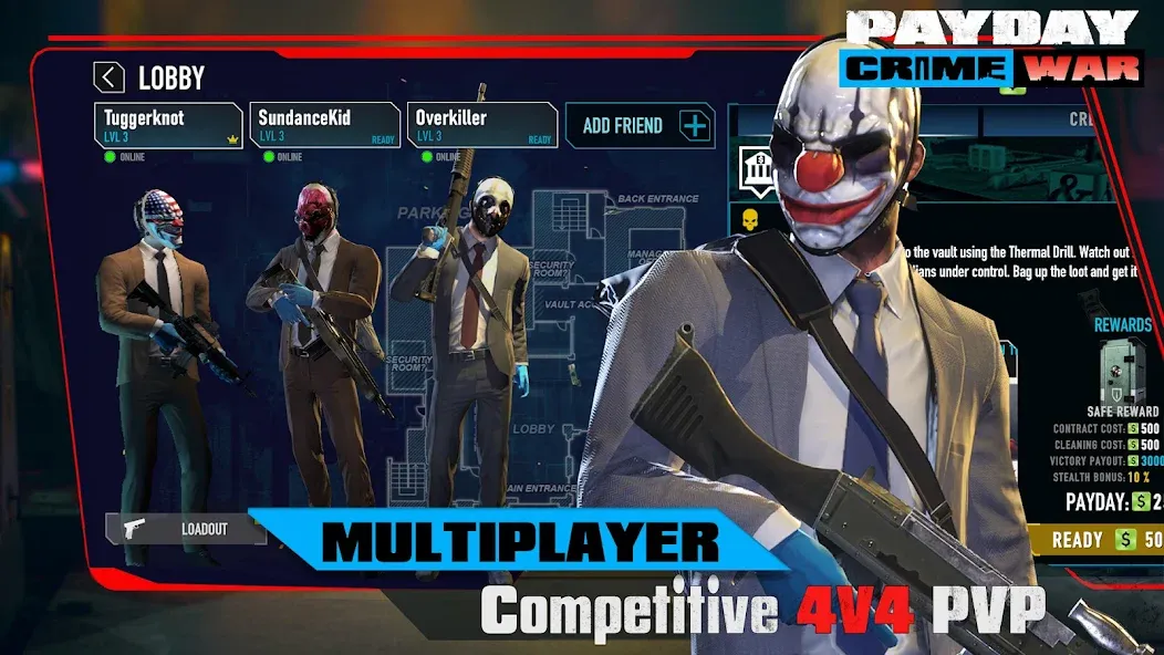 PAYDAY: Crime War — скриншот 5