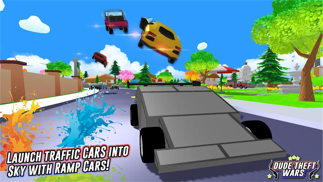Dude Theft Wars Shooting Games — скриншот 5