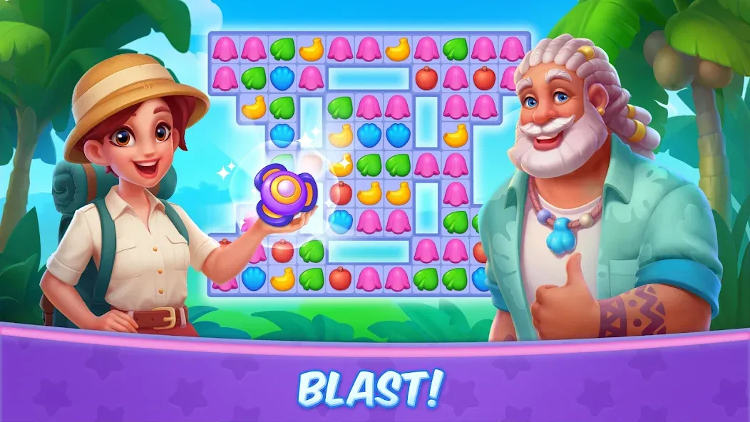 Tropicmania: Match-3 adventure — скриншот 1