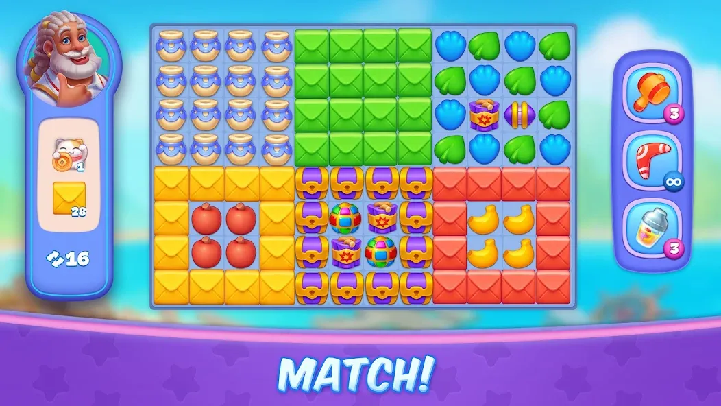Tropicmania: Match-3 adventure — скриншот 4
