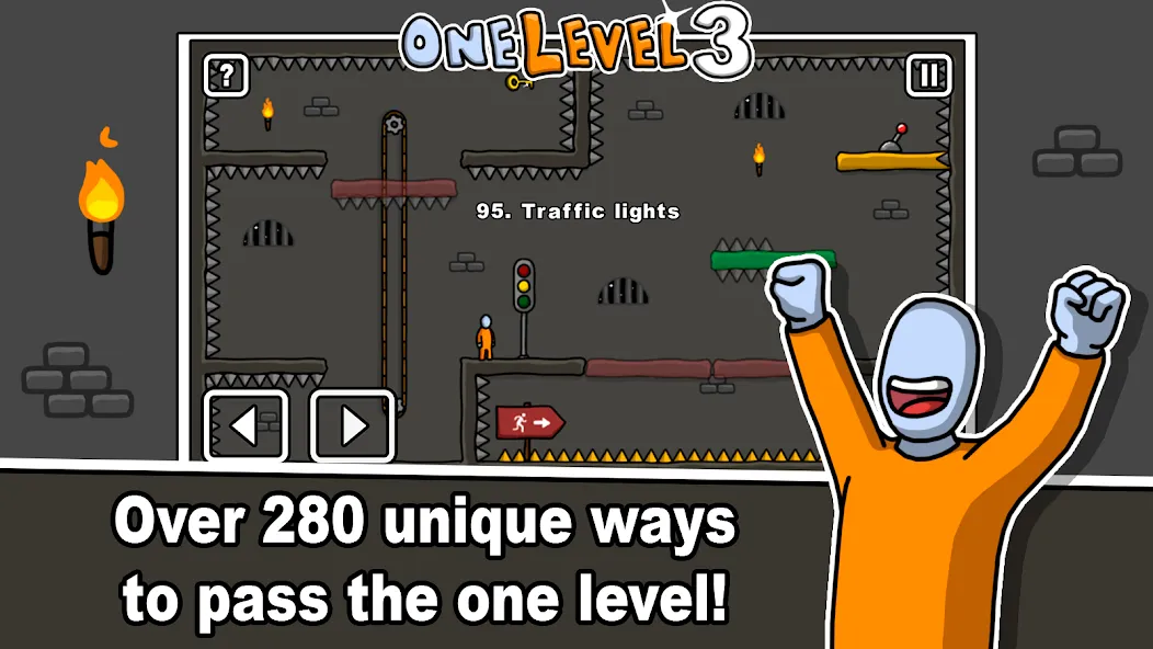 One Level 3 Stickman Jailbreak — скриншот 2 One Level 3 Stickman Jailbreak — скриншот 2